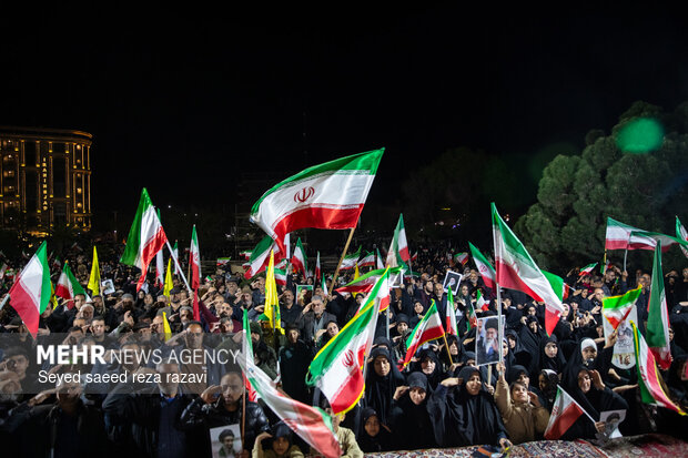 مراسم وداع با پیکر سردار شهید علی‌محمد نائینی