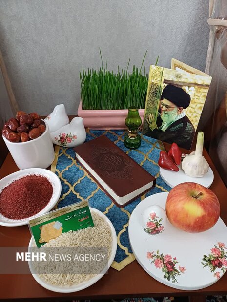 سفره‌های هفت‌سین شهدایی؛ «قاب‌های ماندگار» به یاد رهبر شهید انقلاب