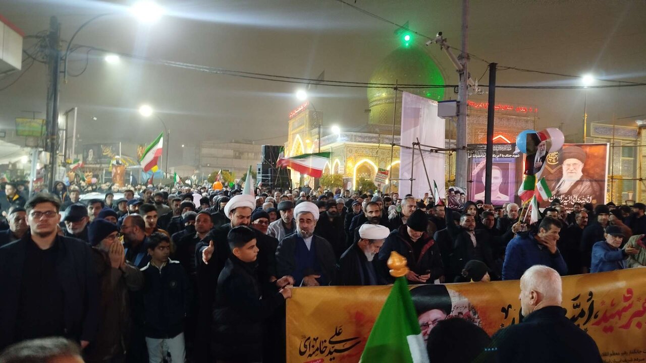 راهپیمایی باشکوه مردم دیار سلطان در خونخواهی رهبر شهید
