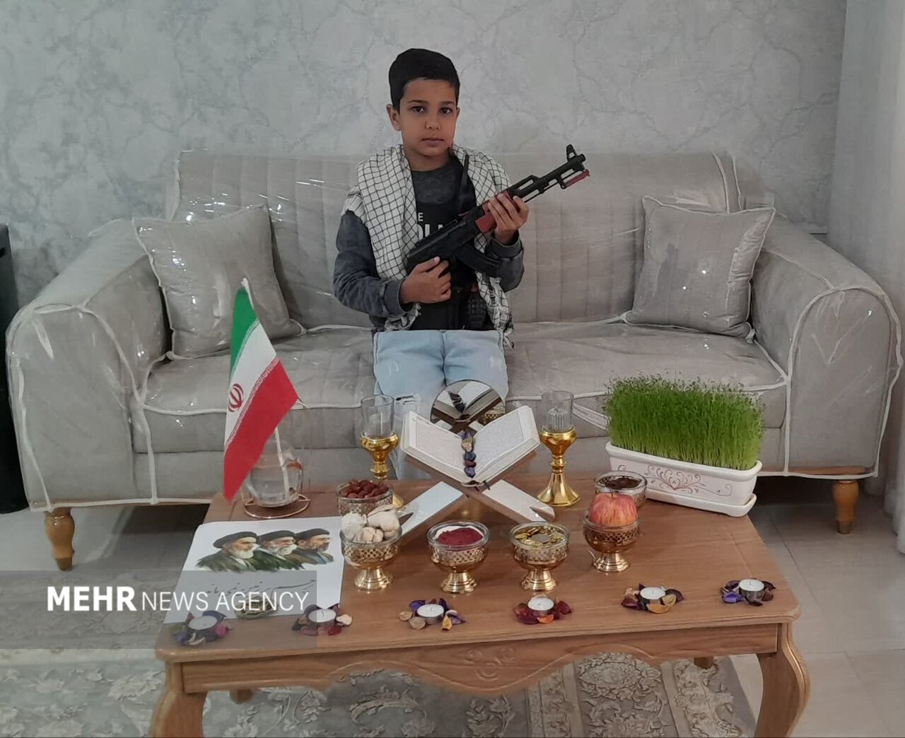 سفره‌های هفت‌سین شهدایی؛ «قاب‌های ماندگار» به یاد رهبر شهید انقلاب