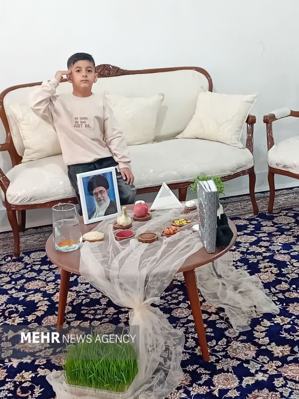 سفره‌های هفت‌سین شهدایی؛ «قاب‌های ماندگار» به یاد رهبر شهید انقلاب