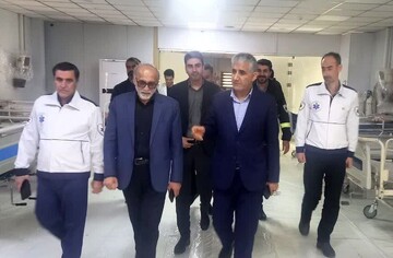 بازدید رئیس اورژانس کشور از روند خدمات درمانی قم در آغاز سال نو