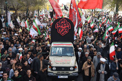 روایتی متفاوت از تشییع شهید مهدی حامدی در مهدیشهر