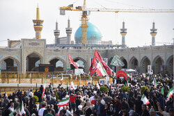 تشییع پیکر مطهر شهید «اسماعیل خطیب» در مشهد