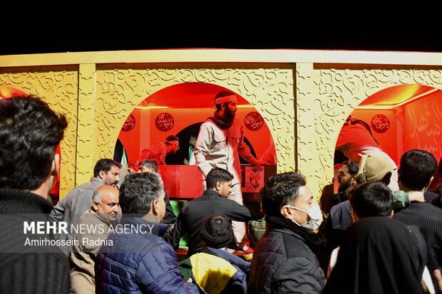 وداع با پیکر مطهر ۳ شهید در بیرجند