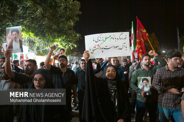 مراسم وداع با شهید «سید محمدرضا موسوی» در بوشهر