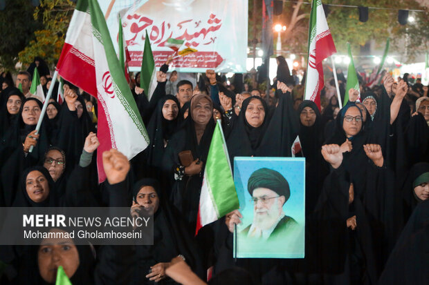 مراسم وداع با شهید «سید محمدرضا موسوی» در بوشهر