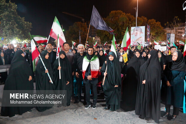 مراسم وداع با شهید «سید محمدرضا موسوی» در بوشهر