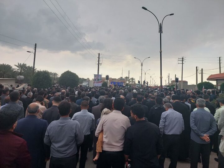 مراسم تشییع پیکر دیپلمات شهید «سید محمدرضا موسوی» در وحدتیه برگزار شد