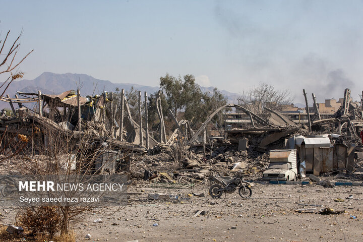 تجاوز آمریکایی_صهیونیستی به استادیوم بعثت تهران