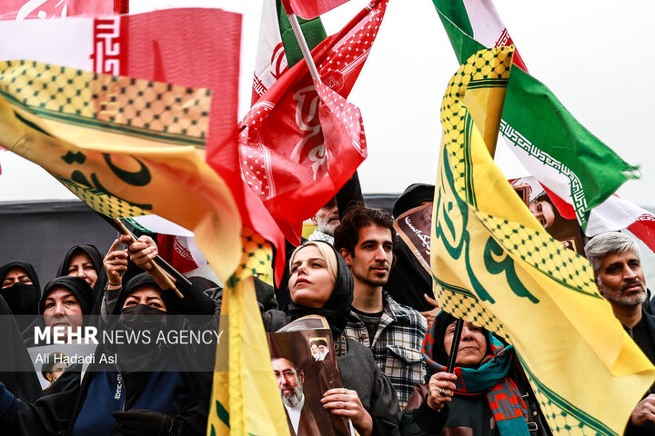 راهپیمایی روز جهانی قدس در تهران 