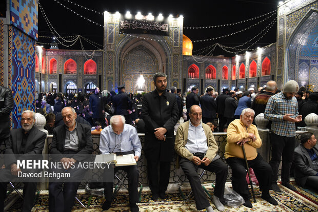 بزرگداشت شهیدان «لاریجانی، خطیب و شیرازی» در حرم رضوی