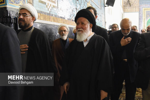 بزرگداشت شهیدان «لاریجانی، خطیب و شیرازی» در حرم رضوی