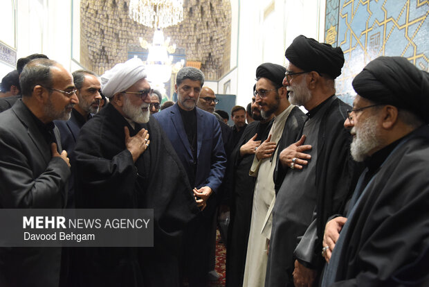 بزرگداشت شهیدان «لاریجانی، خطیب و شیرازی» در حرم رضوی
