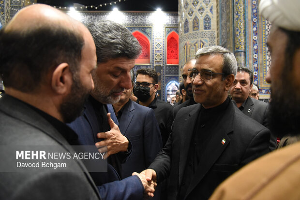 بزرگداشت شهیدان «لاریجانی، خطیب و شیرازی» در حرم رضوی