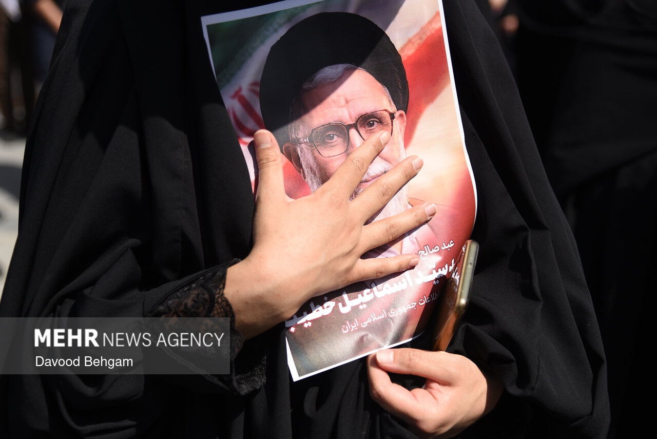 برگزاری چهلمین روز شهادت وزیر اطلاعات در اهواز