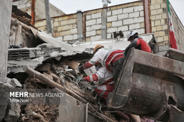 تخریب منازل مسکونی در کوی قره‌باغی تبریز