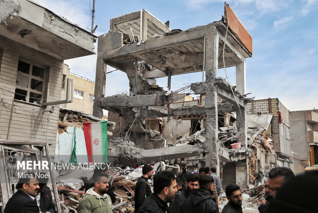 تخریب منازل مسکونی در کوی قره‌باغی تبریز