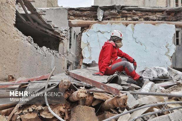 تخریب منازل مسکونی در کوی قره‌باغی تبریز