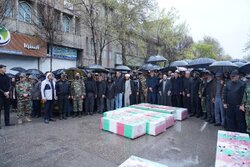 وداع جان‌سوز با شهید ناوبان دوم «امیر کشوری»