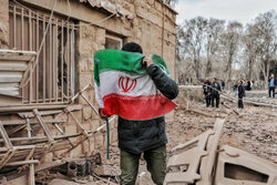 آثار تجاوز آمریکایی -صهیونی به منازل مسکونی راه‌آهن تبریز