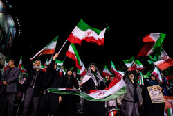 اجتماع حمایت از رزمندگان در مقابله با دشمن آمریکایی - صهیونی