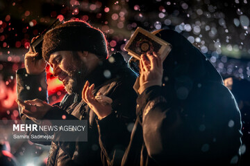 مراسم احیای ماه مبارک رمضان در تهران