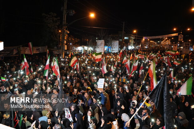 حضور حماسی مردم یاسوج در تجمع ضدآمریکایی