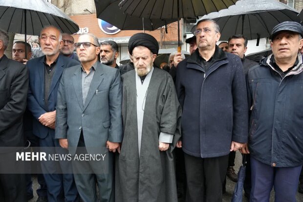 تشییع پیکر شهدای حملات دشمن صهیونی- آمریکایی به مناطق مسکونی خرم‌آباد