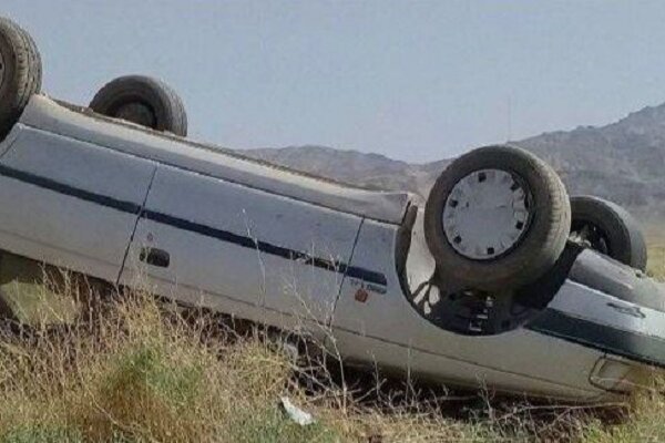 واژگونی خودروی سواری در کرمانشاه ۴ مصدوم داشت