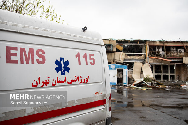 حمله آمریکا و رژیم صهیونیستی به پایگاه و ناوگان اورژانس تهران