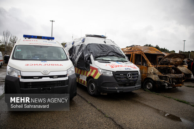 حمله آمریکا و رژیم صهیونیستی به پایگاه و ناوگان اورژانس تهران