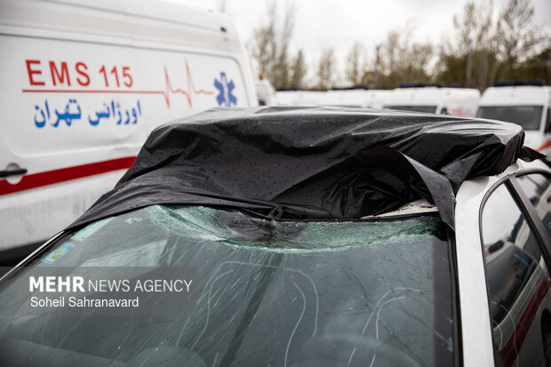 حمله آمریکا و رژیم صهیونیستی به پایگاه و ناوگان اورژانس تهران