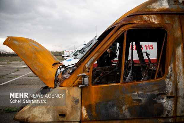 حمله آمریکا و رژیم صهیونیستی به پایگاه و ناوگان اورژانس تهران