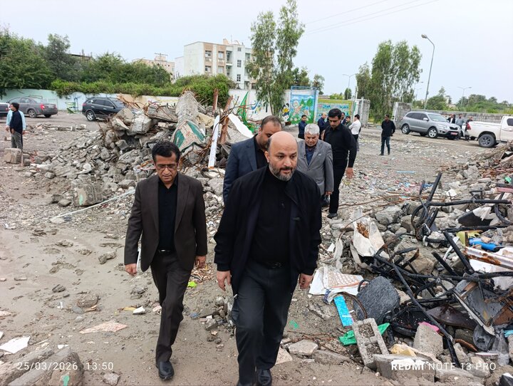 بازدید رئیس سازمان نوسازی مدارس کشور از دبستان شجره طیبه میناب