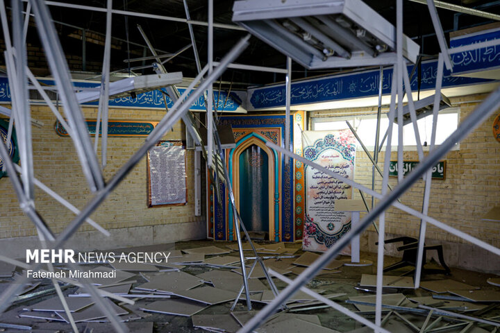 آثار تجاوز هوایی  آمریکا و رژیم صهیونیستی  به مدارس تهران