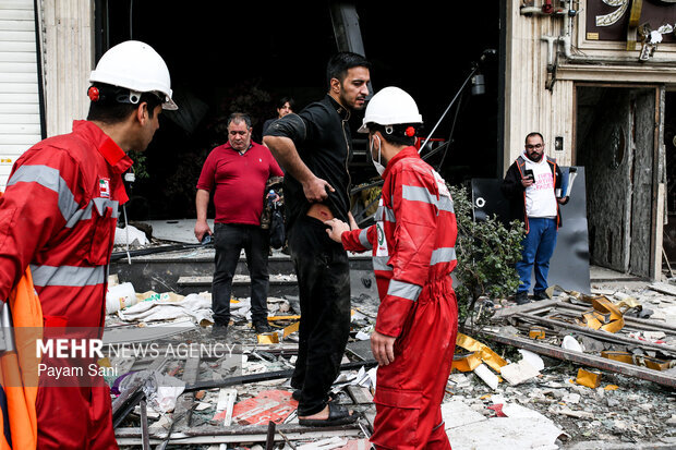 آثار تجاوز هوایی  آمریکا و رژیم صهیونیستی  به میدان شهدا تهران