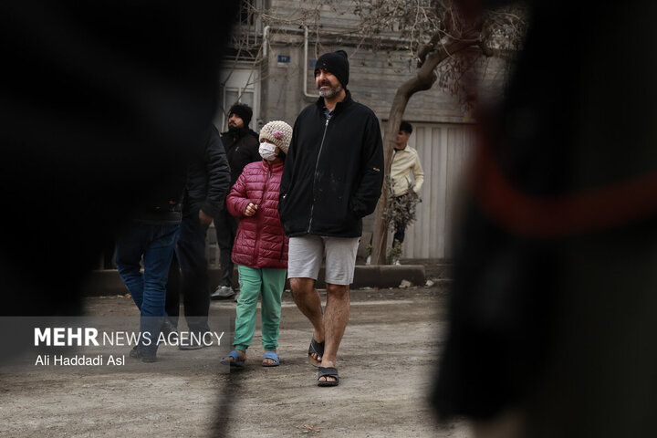 آثار تجاوز هوایی  آمریکا و رژیم صهیونیستی به خیابان طالقانی تهران