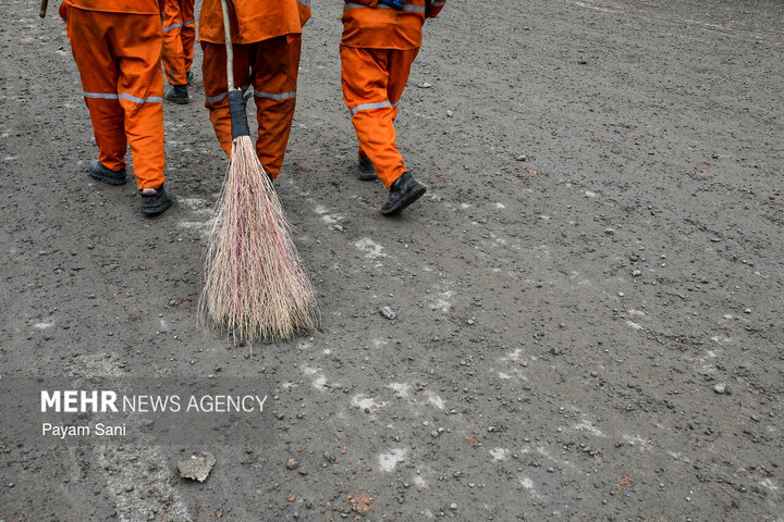 آثار تجاوز هوایی  آمریکا و رژیم صهیونیستی  به میدان شهدا تهران
