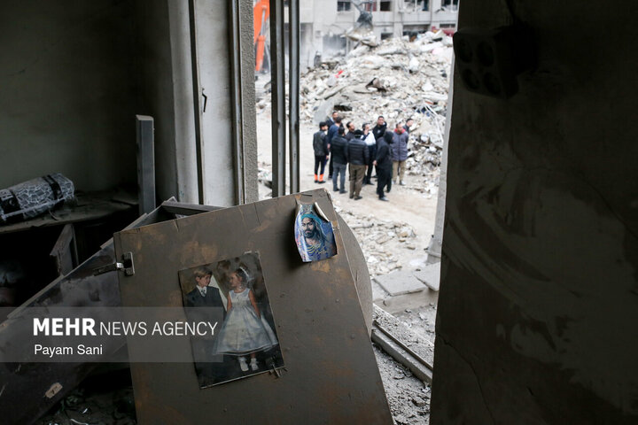 آثار تجاوز هوایی  آمریکا و رژیم صهیونیستی به  محله بریانک تهران