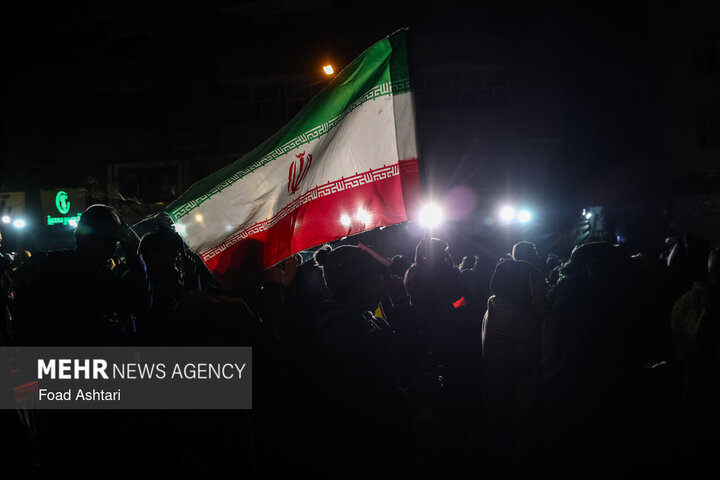 مراسم احیای ماه مبارک رمضان در میدان شهدای هفتم تیر تهران