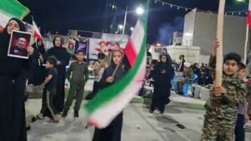 برپایی موکب مسجد امام رضا(ع) در شهر بنک