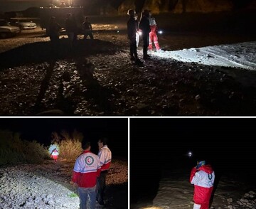سرنشینان خودرو گرفتار در رودخانه جنگل گلوبردکان «ریز» نجات یافتند