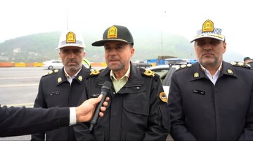 فعالیت روزانه ۳۲۰۰ پلیس برای کنترل ترافیک و تأمین امنیت در گیلان