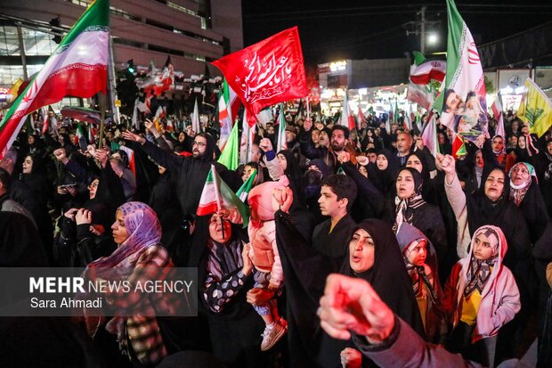 مشهد در بیست و پنجمین شب اجتماعات خودجوش مردمی