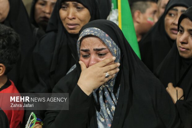 تشییع و تدفین شهید رسانه ملی «عباس فرزاد» در بندرعباس