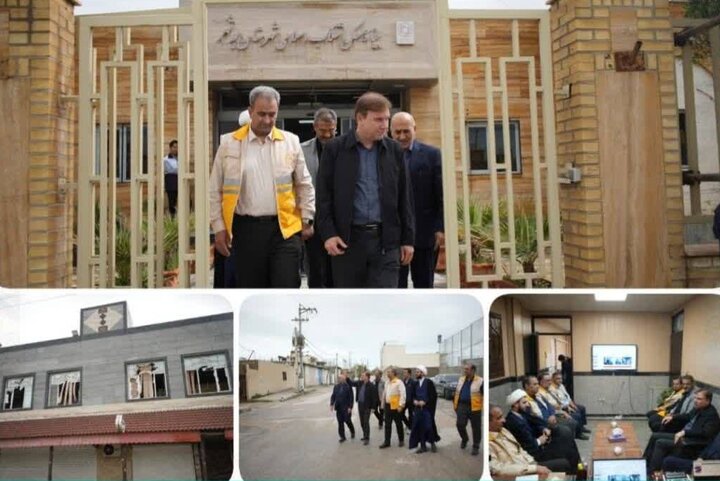 استاندار بوشهر: ارزیابی خسارت واحدهای آسیبدیده از جنگ تسریع شود استاندار بوشهر: ارزیابی خسارت واحدهای آسیبدیده از جنگ تسریع شود