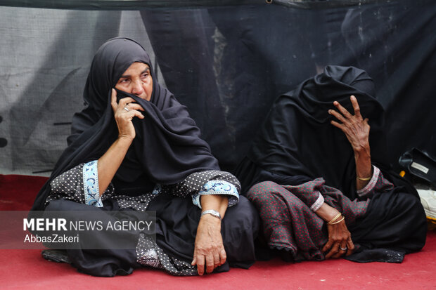 تشییع و تدفین شهید عباس سالاری در بندزرک میناب