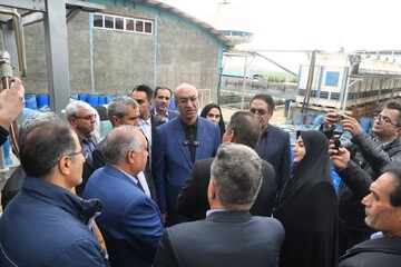 بازدید استاندار کرمانشاه از کارخانه رب در شهرستان صحنه
