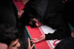 تشییع شهید مزروعی در رشت